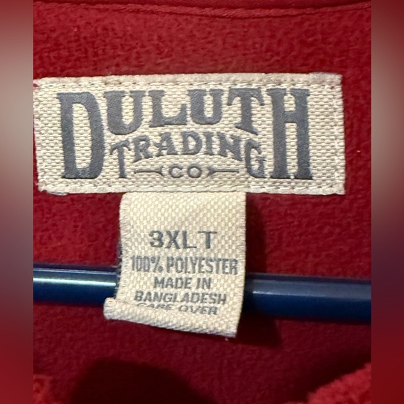 Men’s Duluth Trading Fill Zip Fleece Jacket Size 3XLT - Picture 4 of 13